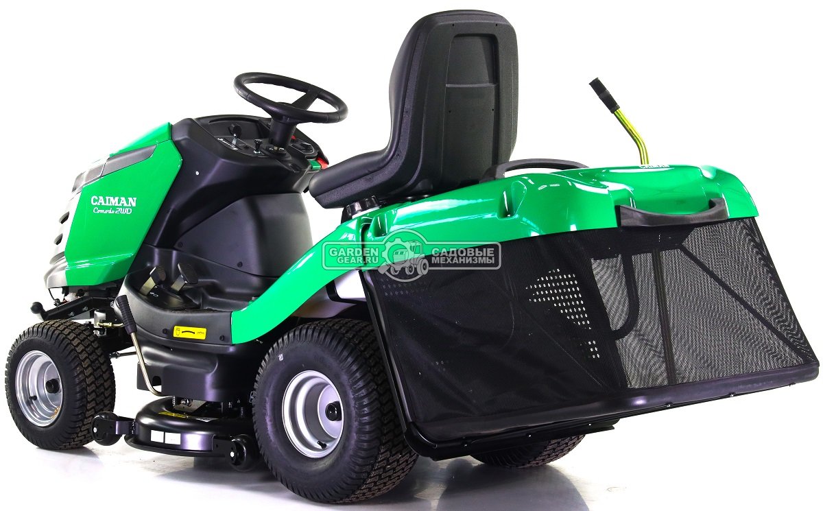 Садовый трактор Caiman Comodo 2WD 107D2K (CZE, Kawasaki FS600V, 603 куб.см, гидростатика, дифференциал, травосборник 380 л., 102 см., 280 кг.)