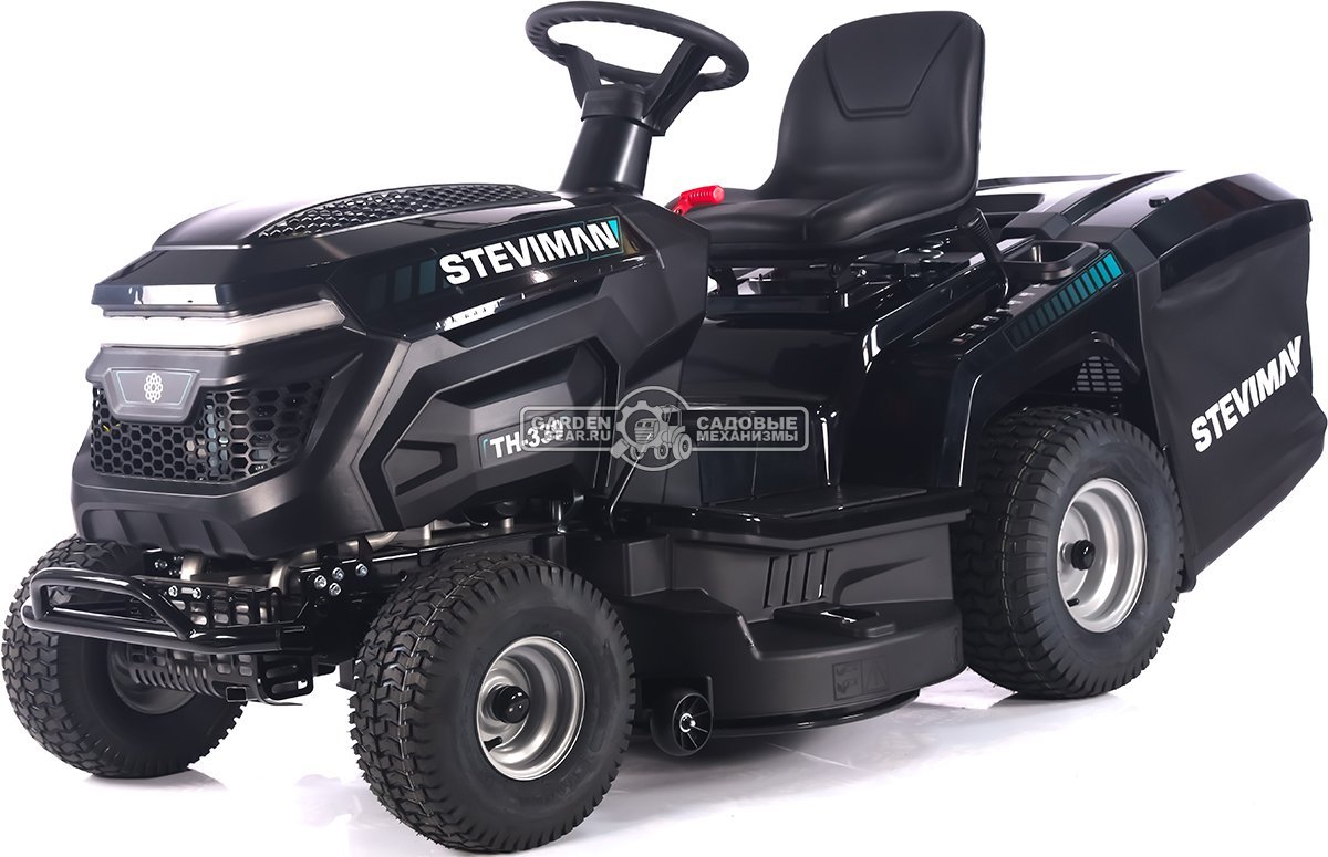 Садовый трактор Steviman TH-339 (PRC, Loncin 586 куб.см., гидростатика, ширина кошения 98 см, травосборник 250 л, 198 кг)