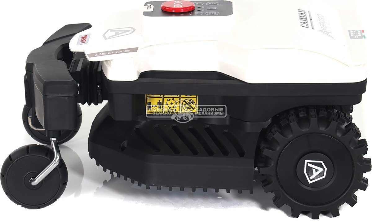 Газонокосилка робот Caiman Ambrogio Twenty Deluxe (ITA, площадь газона до 700 м2, нож 18 см., Bluetooth, произвольное движение, вес 7,2 кг.)