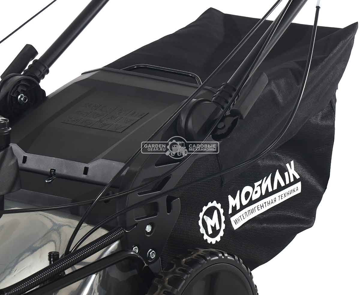 Газонокосилка бензиновая Мобил К XM553 Премиум (PRC, 53 см, Honda GCV200, 201 см3, вариатор, сталь, 4 в 1, 75 л, 45,5 кг)