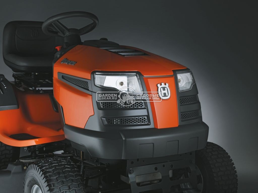 Садовый трактор Husqvarna TC 38 (USA, B&S Husqvarna Intek 3125 AVS, 344 куб.см., механика, травосборник 220 л., ширина кошения 97 см., 206 кг.)