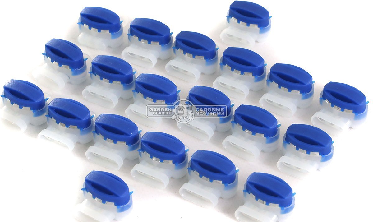 Коннектор для металлического ограничительного кабеля ZimAni 20 шт. для роботов газонокосилок