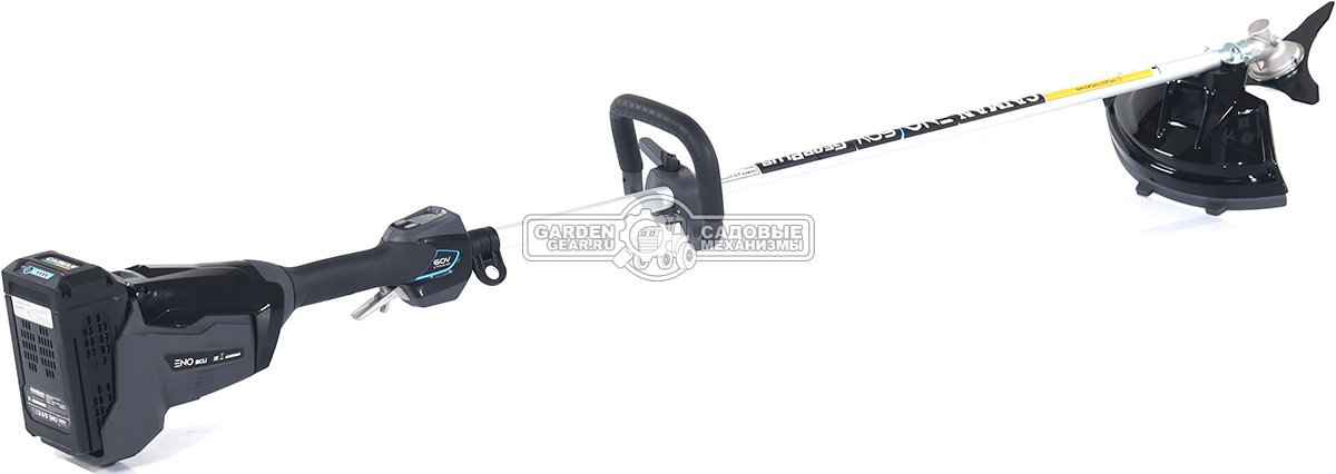 Мотокоса аккумуляторная Caiman ENO BCLi с АКБ B6040 и ЗУ C6025 (RUS, BL 60В, Standart Connect, D-рукоятка, нож 3T + леска 2,4 мм, 4,6 кг.)