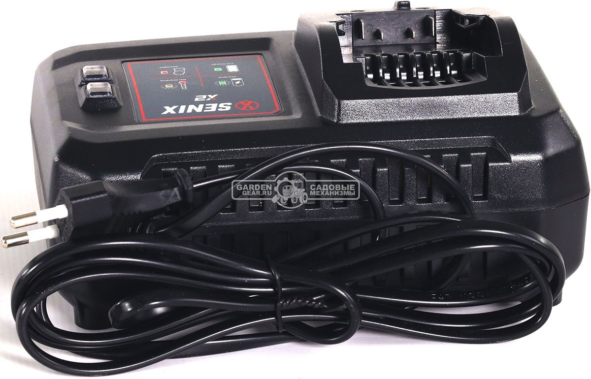 Зарядное устройство Senix CHQX2-M-EU быстрой зарядки для аккумуляторов 18В (6А)