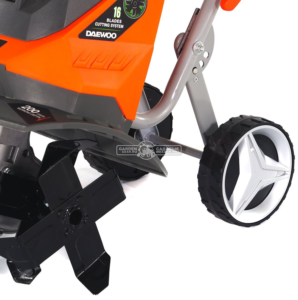 Культиватор аккумуляторный Daewoo DAT 3042Li SET с 2 АКБ 5 А/ч и ЗУ (PRC, BL 2х21В, 30 см, 11 кг)