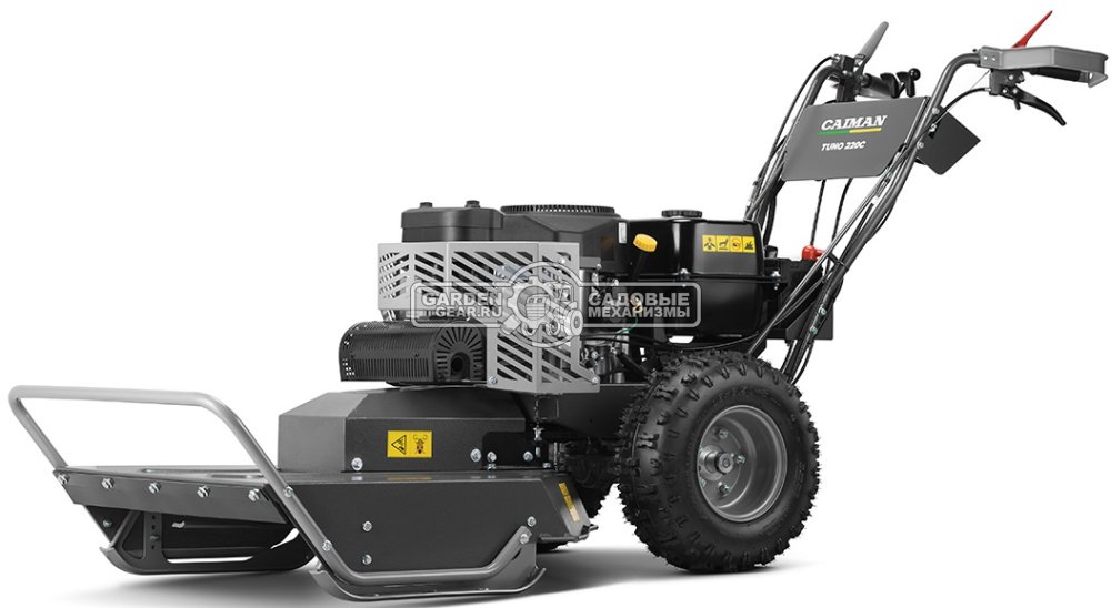 Косилка для высокой травы и кустов Caiman Tuno 220C (RUS, 76 см, Caiman V-Twin, 764 куб.см., дифференциал, 3 вперед / 1 назад, 189 кг.)
