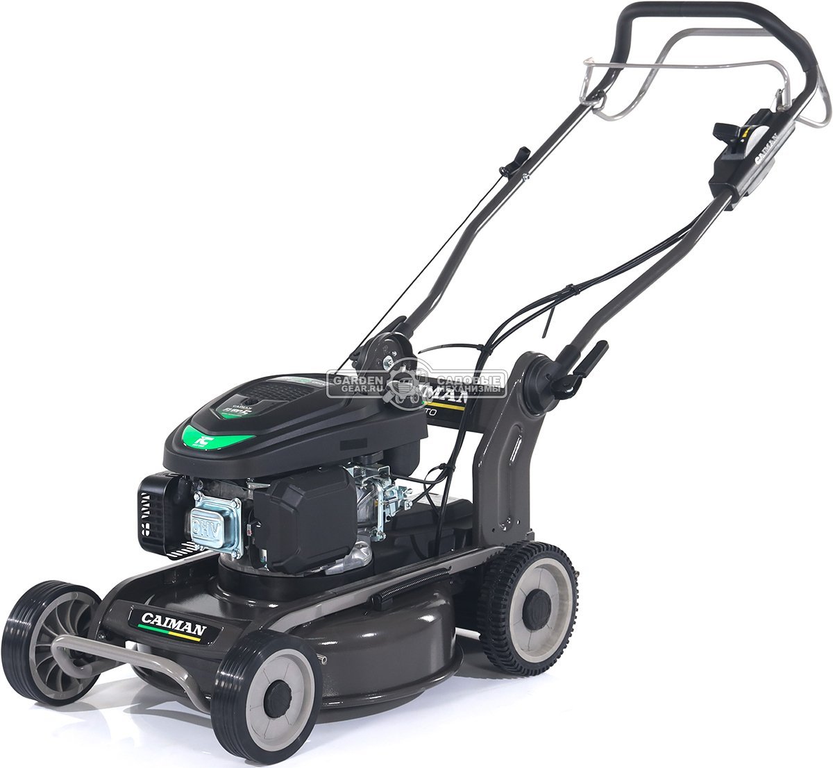 Газонокосилка бензиновая Caiman Fasto 50CT мульчирующая (RUS, 46 см, Caiman Green Engine, 166 см3, сталь, 40,4 кг.)