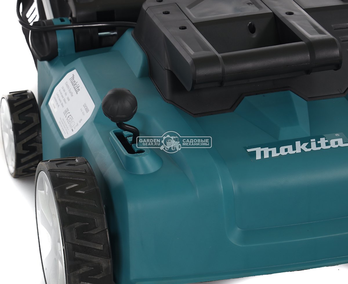 Вертикуттер - аэратор электрический Makita UV3600 (PRC, 1800 Вт, 36 см, ножи, пластик, 40 л, 15.3 кг)