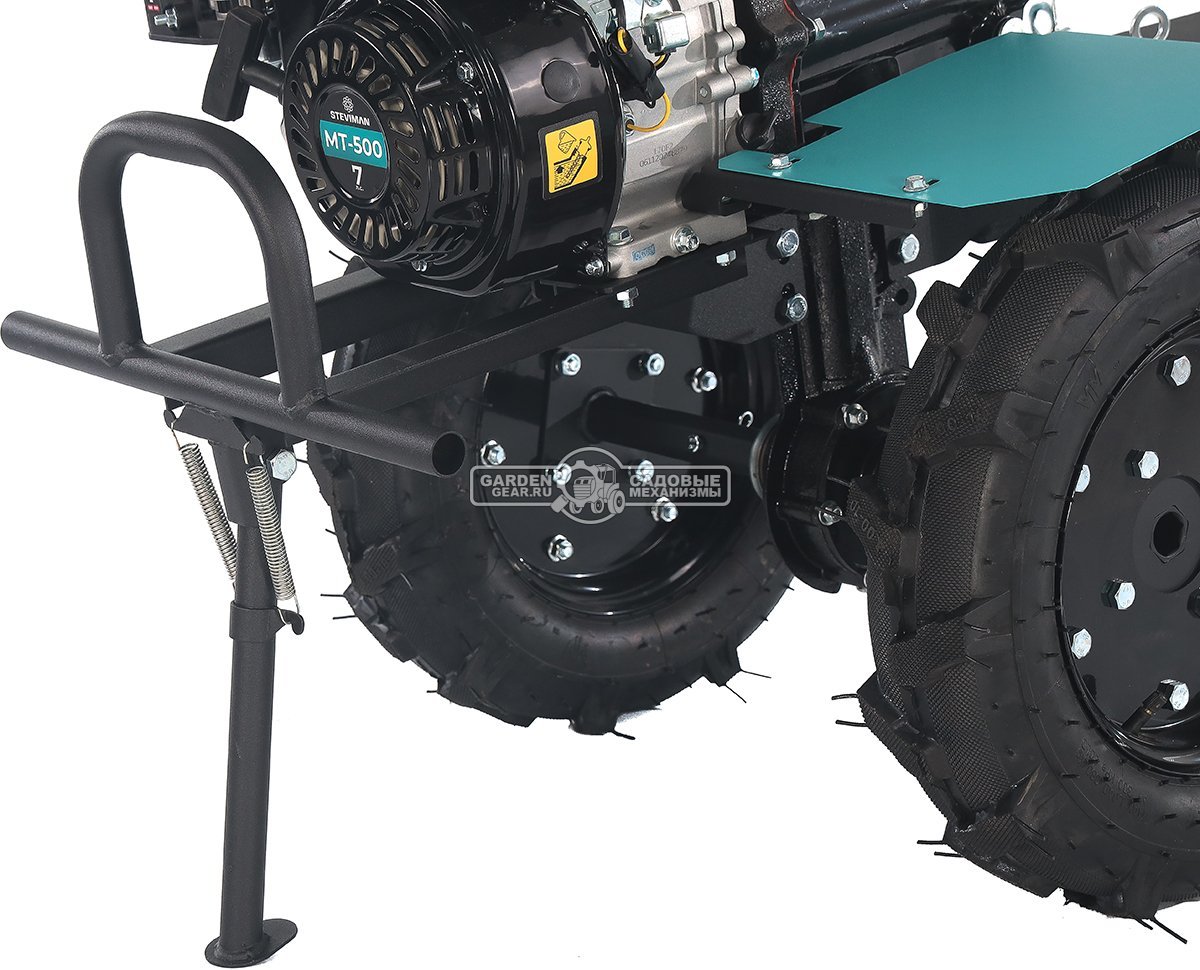 Мотоблок Steviman MT-500 (RUS, колеса 4.00х10, EST 212 см3, 90 см, 2 вперед/1 назад, ВОМ, 100 кг)