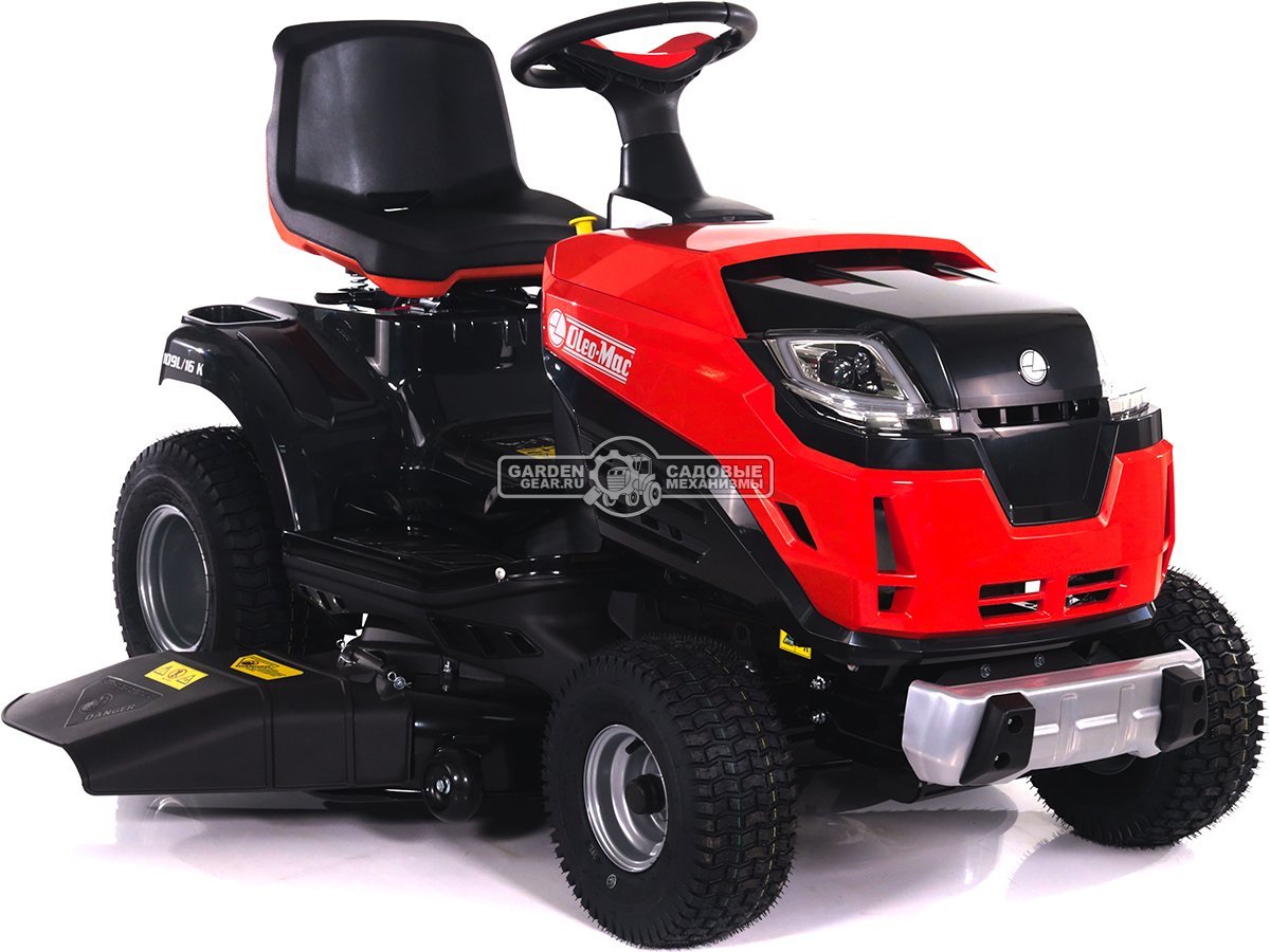 Садовый трактор Oleo-Mac OM 109L/16 K (PRC, Emak K 1600 AVD, 452 см3, 108 см., боковой выброс, гидростатика, 170 кг.)