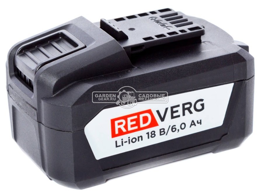 Аккумулятор RedVerg 730041 (PRC, Li-ion 18В, 6 А/ч)
