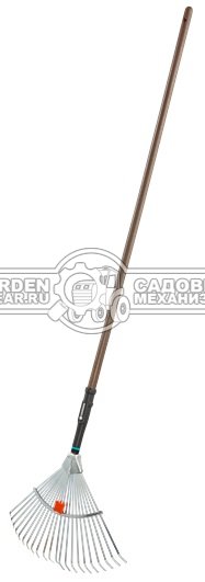 Грабли веерные металлические Gardena NatureLine регулируемые, ширина 300-500 мм