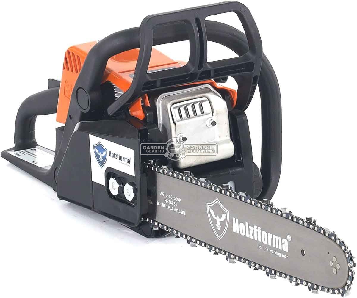 Бензопила Holzfforma G180 16" Black Edition (PRC, 31,8 куб.см., 1,5 кВт/2,0 л.с., 3/8", 1,3 мм, 55E, 4,1 кг.)