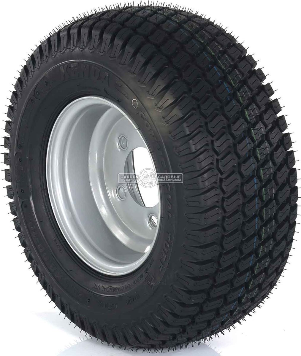 Колесо с шиной в сборе Baumech Газон 20,5x8.00-10 Kenda K513 65A4/76A4 TL Диск 6.00x10 5/94/140 d18.5 R14 ET0 Silver