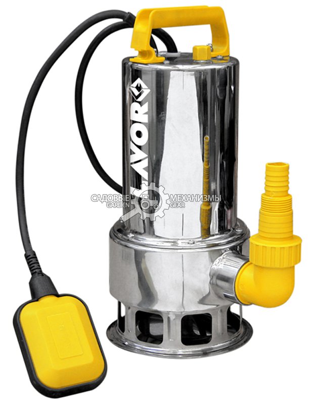 Дренажный насос Lavor EDSM 15000 для грязной воды (PRC, 1100 Вт; 9,5 м; 15000 л/час; 7.2 кг)