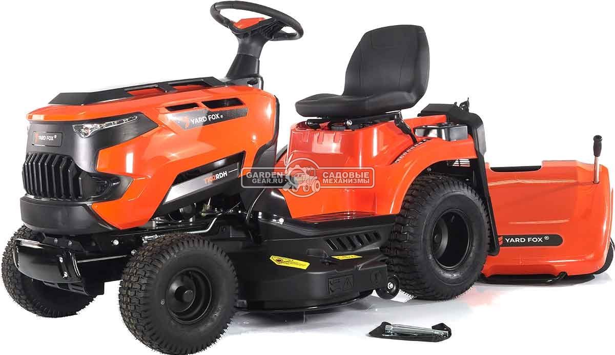 Садовый трактор Yard Fox T 102RDH (PRC, Loncin LC2P73F, 586 куб.см., гидростатика, травосборник 245 л, ширина кошения 102 см, 196 кг)