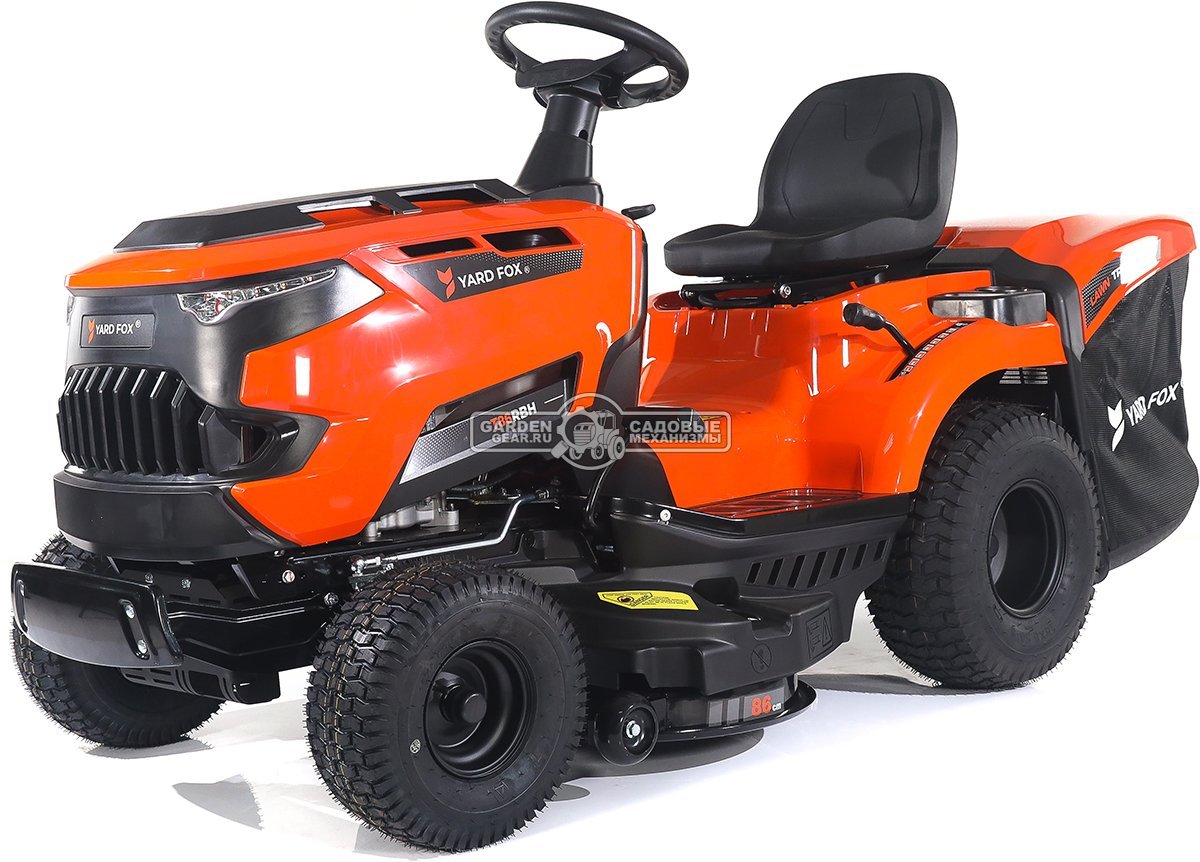Садовый трактор Yard Fox T 86RBH (PRC, Loncin, 352 куб.см., гидростатика, травосборник 245 л, ширина кошения 86 см, 184 кг)