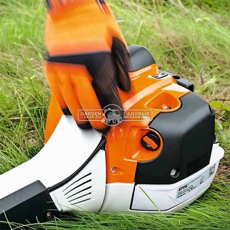 Бензиновый кусторез Stihl FS 460 (GER, 51,6 куб.см., 2,4 кВт/3,3 л.с., 2-MIX, длина - 177 см., 3-х нож DM 3F-300, AutoCut 46-2, 8,5 кг.)