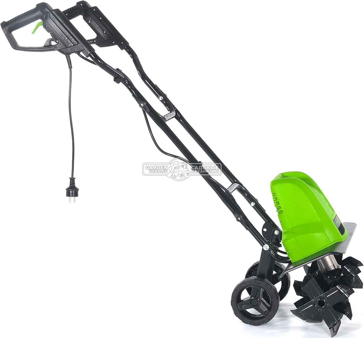 Культиватор электрический GreenWorks GTL1520 (PRC, 1500 Вт, 40 см, 11 кг)