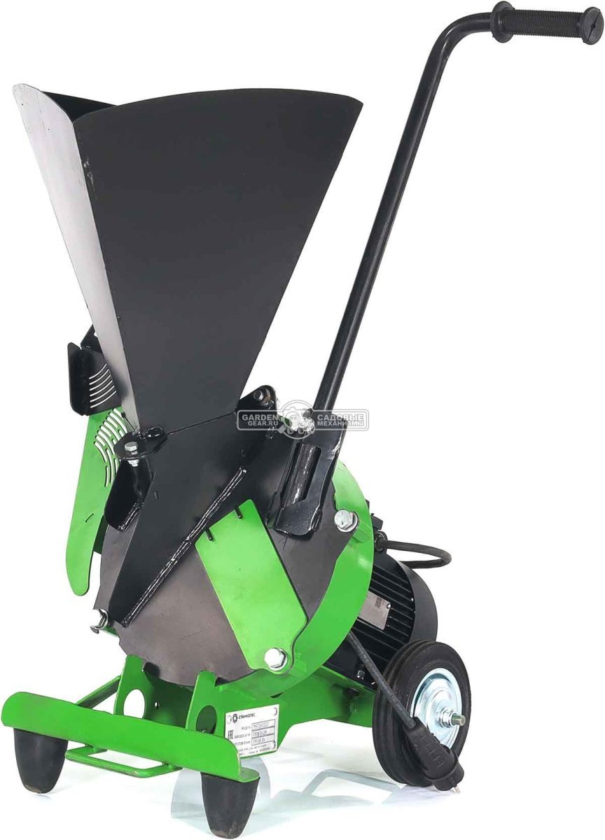 Садовый измельчитель веток электрический Дровосек МР260 220 (RUS, 2.2 кВт, ветки до 72 мм, 45 кг)