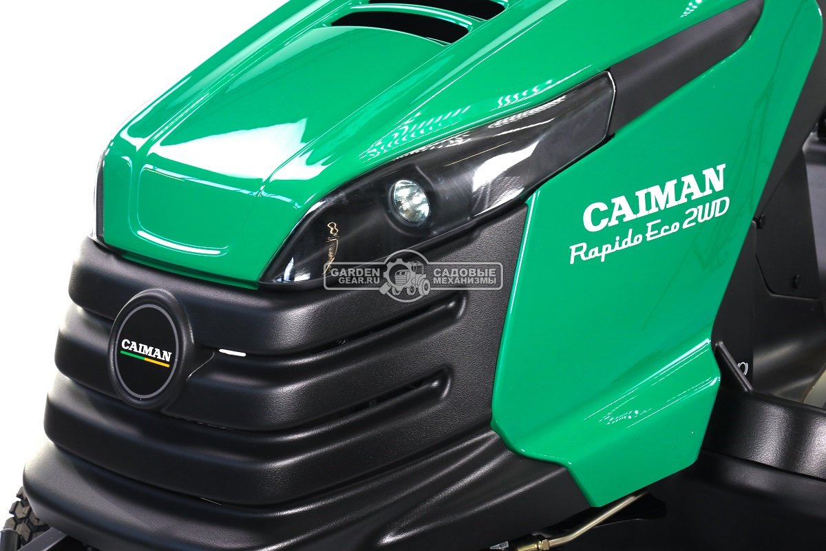 Садовый трактор Caiman Rapido Eco 2WD 97D1C (CZE, Caiman, 452 куб.см., гидростатика, травосборник 300 л., 92 см., 224 кг.)