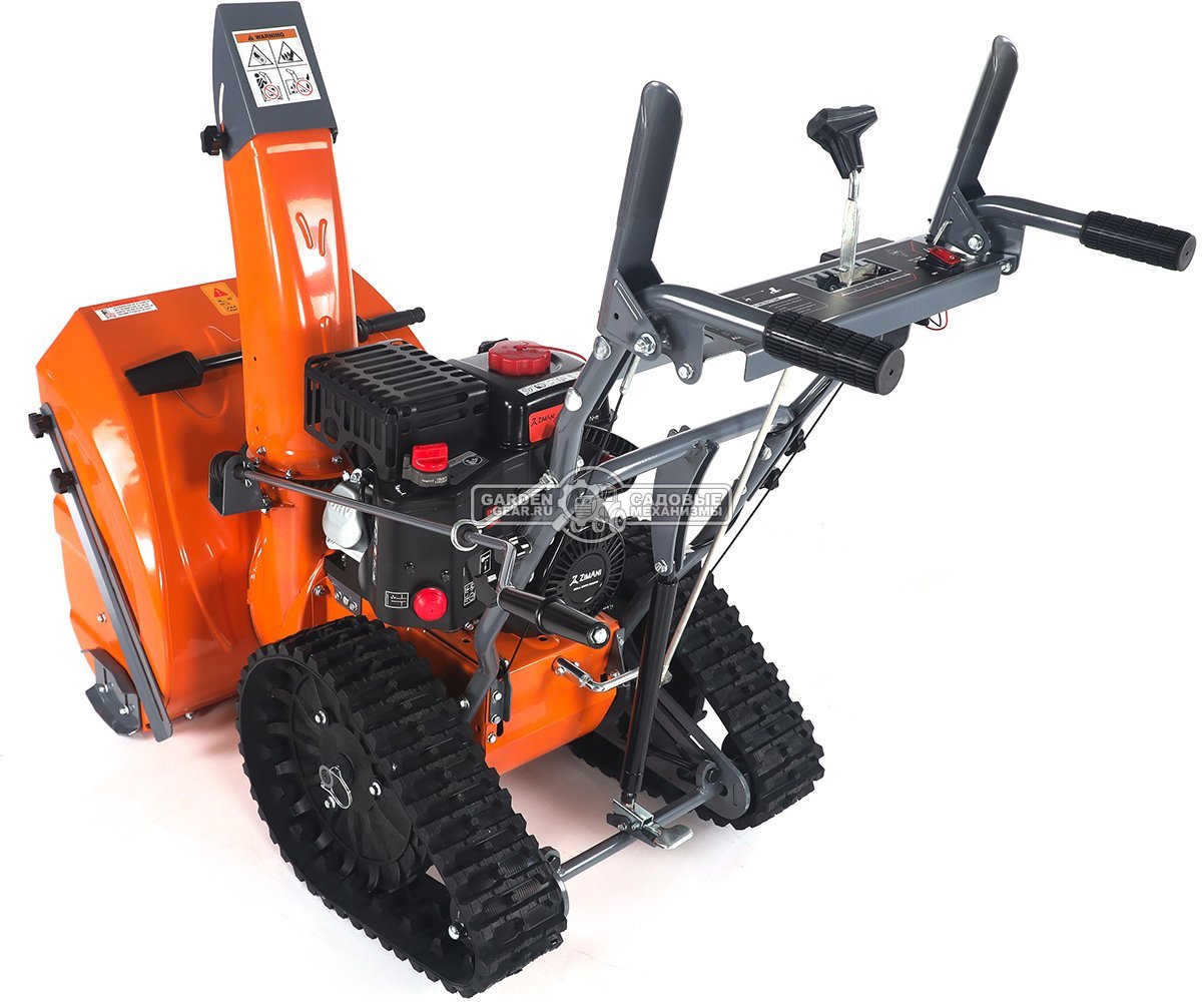 Снегоуборщик ZimAni ST424E PRO гусеничный (PRC, 61 см, LCT Storm Snow Force, 208 см3, скорости 6/2, фара, эл/стартер 220, 89 кг)