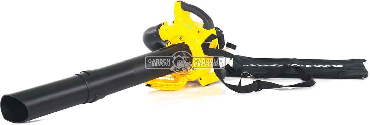 Садовый пылесос/воздуходувка бензиновая Champion GВV326S (PRC, 26 куб.см., 1,0 л.с., 612  м3/ч., 40 л., 4 кг)