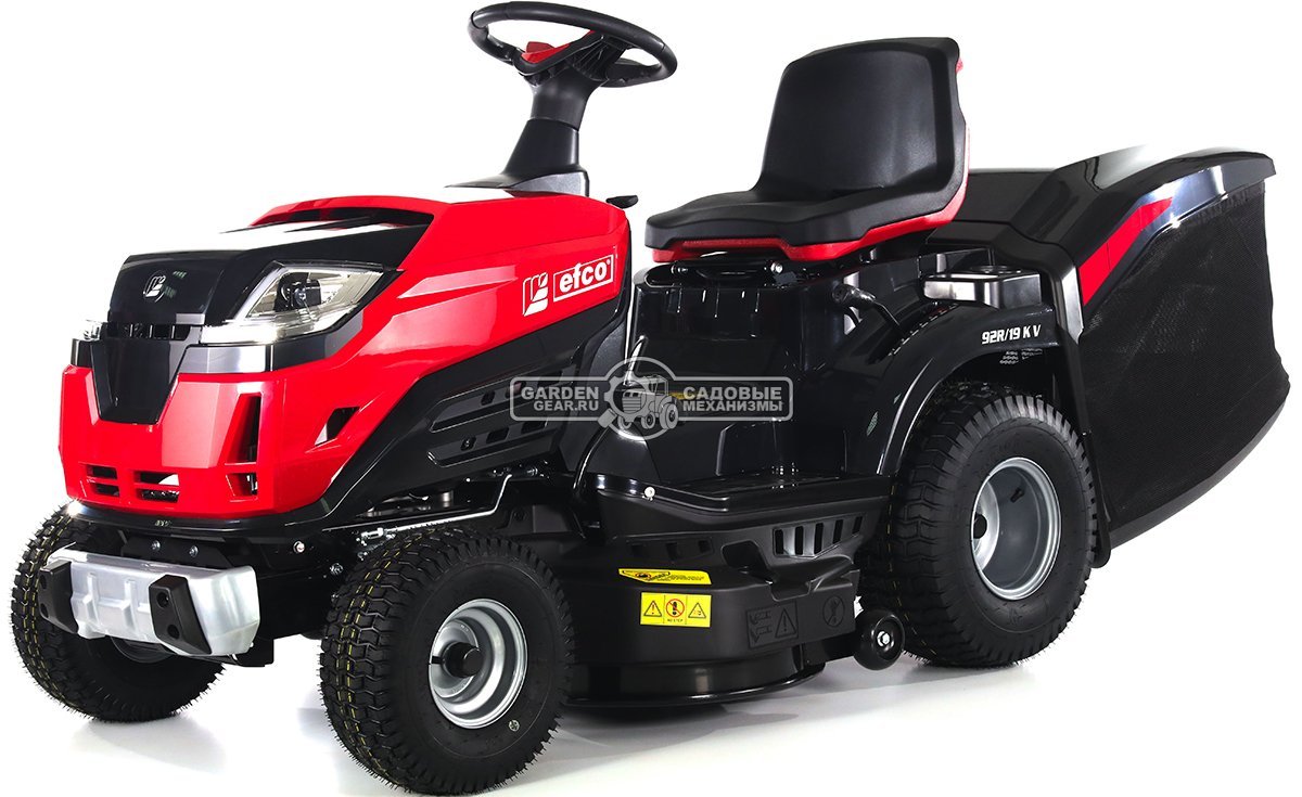 Садовый трактор Efco EF 92R/19 KV (PRC, Emak K 1900 V-Twin, 586 см3, 92 см, гидростатика, травосборник 300 л, 192 кг.)