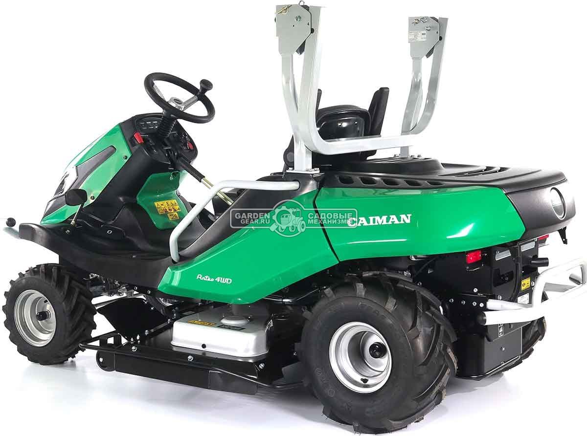 Садовый трактор для высокой травы и работы на склонах Caiman Anteo 4WD 137D2K (CZE, Kawasaki FS730 V-Twin, 726 куб.см., 132 см, дифференциал, 427 кг.)