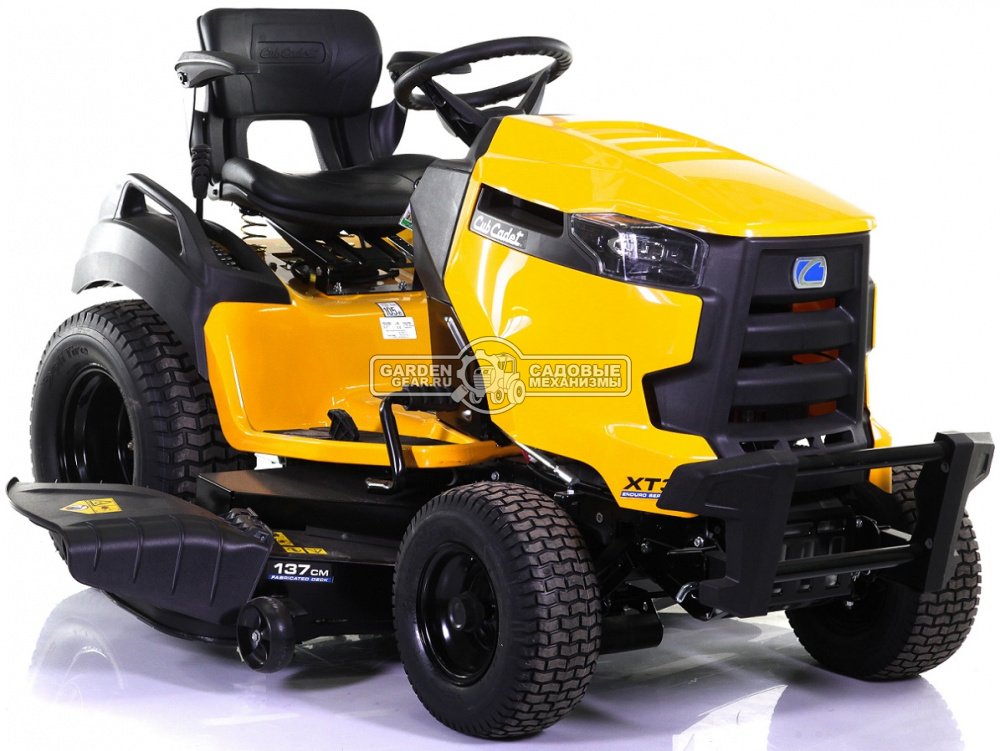 Садовый трактор Cub Cadet XT3 QS137 (USA, Kawasaki, V-Twin, 726 куб.см., гидростатика, боковой выброс, ширина кошения 137 см., 270 кг.)