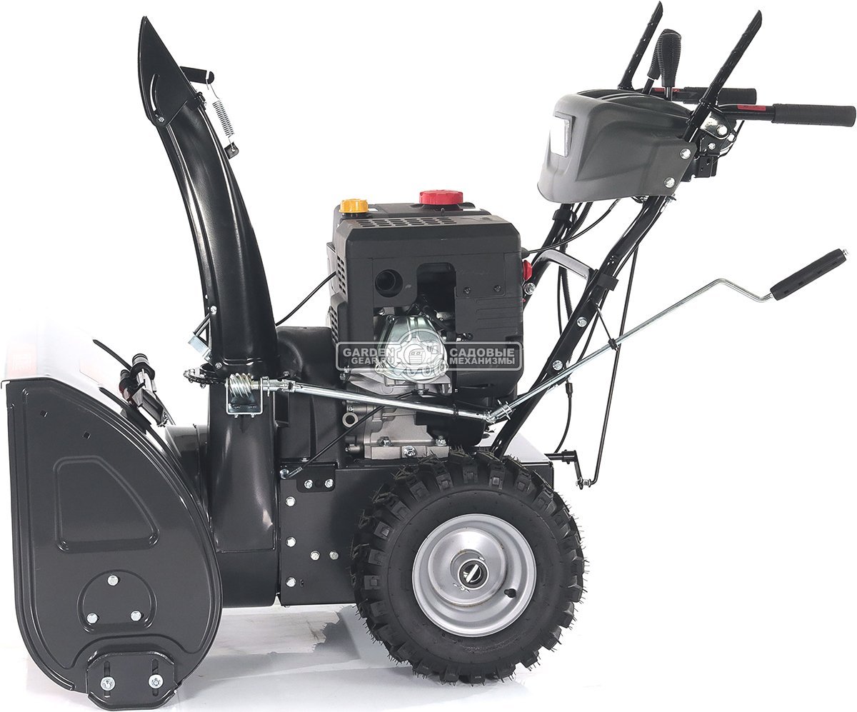 Снегоуборщик Evoline SBG 760 LE (PRC, 76 см, Loncin, 420 см3, эл/стартер 220В, фара, автоматич. дифференциал, скорости 6/2, подогр. рукояток,130 кг)