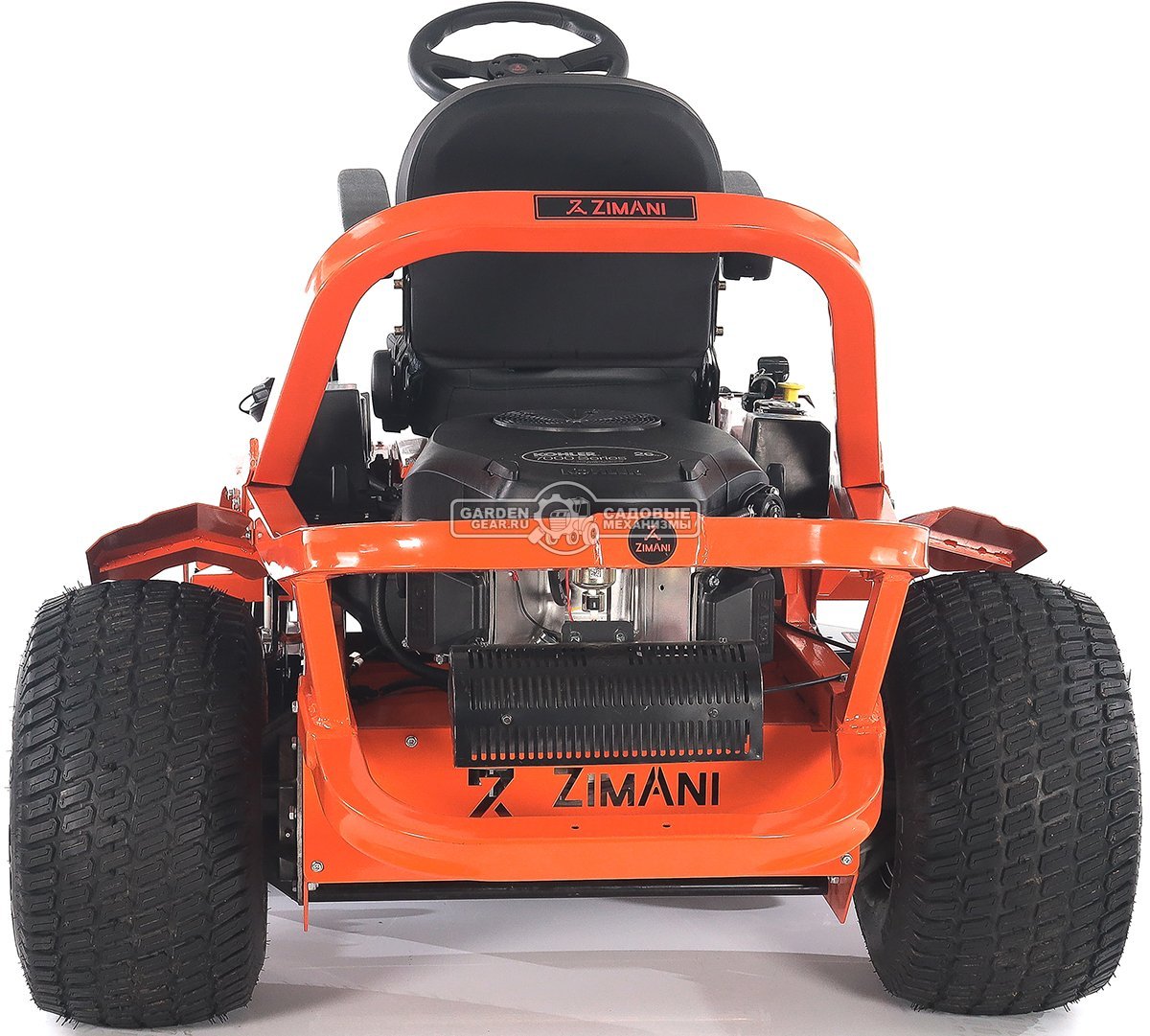 Садовый райдер ZimAni Sierra 54 Pro с нулевым радиусом разворота (PRC, Kohler KT730, V-Twin, 725 куб.см., гидростатика, ширина 137 см., 350 кг)