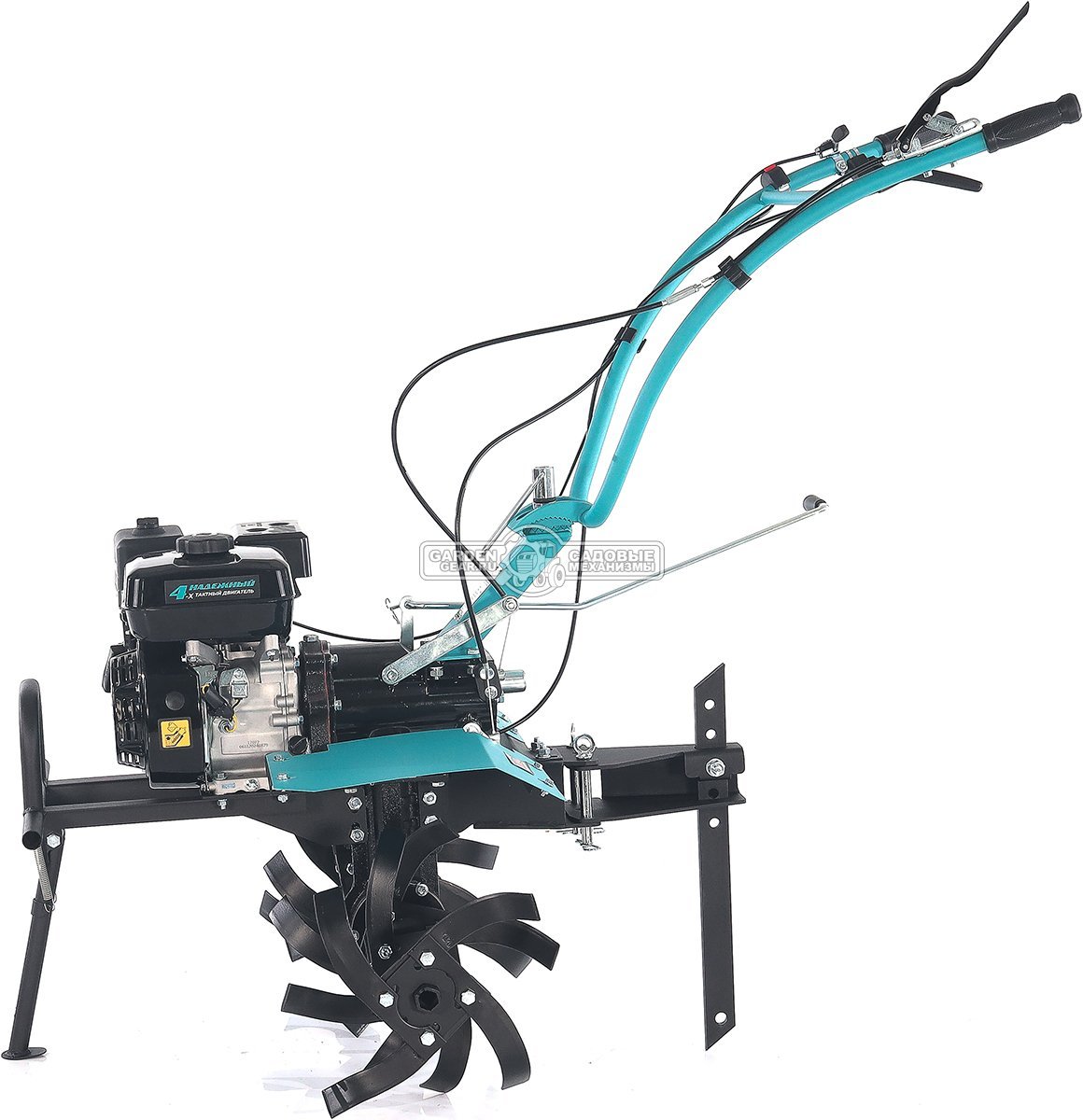 Мотоблок Steviman MT-500 (RUS, колеса 4.00х10, EST 212 см3, 90 см, 2 вперед/1 назад, ВОМ, 100 кг)