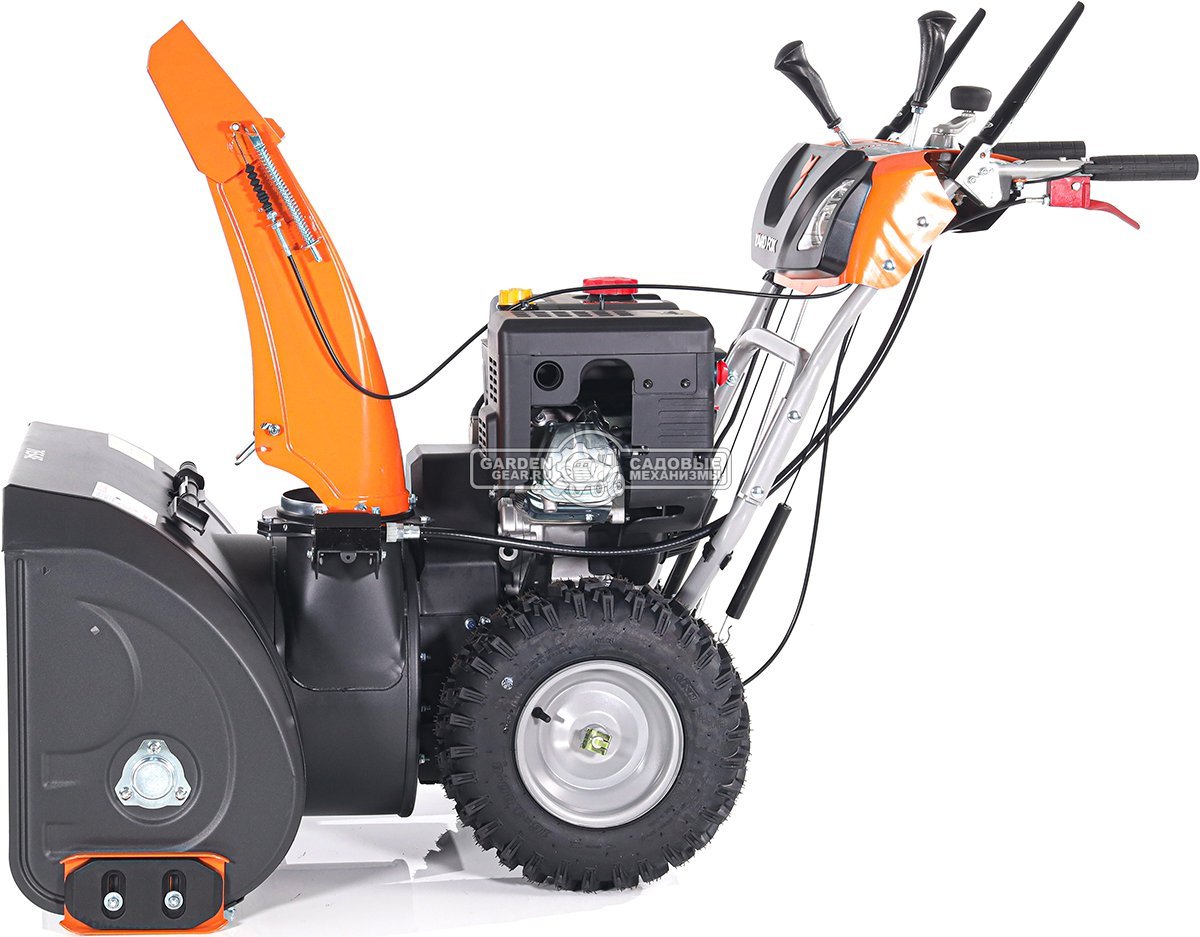 Снегоуборщик Yard Fox 7654E Pro (PRC, 76 см, Loncin, 302 см3, эл/стартер 220В, фара, подогрев рукояток, скорости 6/2, 108 кг)