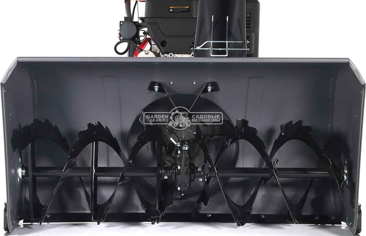 Снегоуборщик Villartec WB1510E (PRC, 107 см, Loncin 420 см3, эл/стартер 220В, фара, подогр. рукояток, разблокир. колес, скорости 6/2, 135 кг)