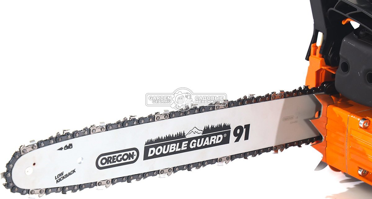 Бензопила Villartec SB401 16" + 2Т 100 мл, масло д/цепи 1 л, запасная цепь (PRC, 40.2 куб.см., 1,8 кВт/ 2.4 л.с., 3/8"-1.3-56E, 4.8 кг)