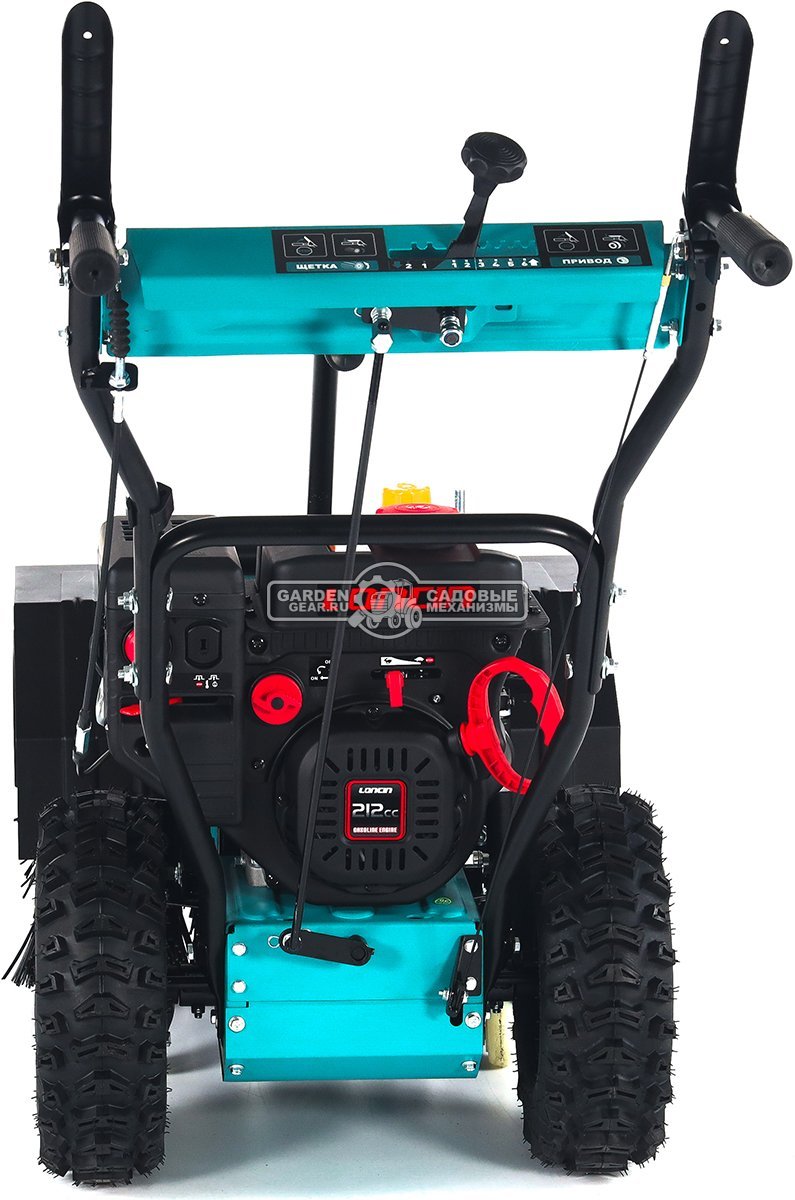 Подметальная машина Steviman SW-62 (PRC, 7.0 л.с.,Loncin 212 см3, скорости 6/2, шир. 62 см., диам. 42 см., топл.бак 3,0 л., колеса 13", 72 кг)