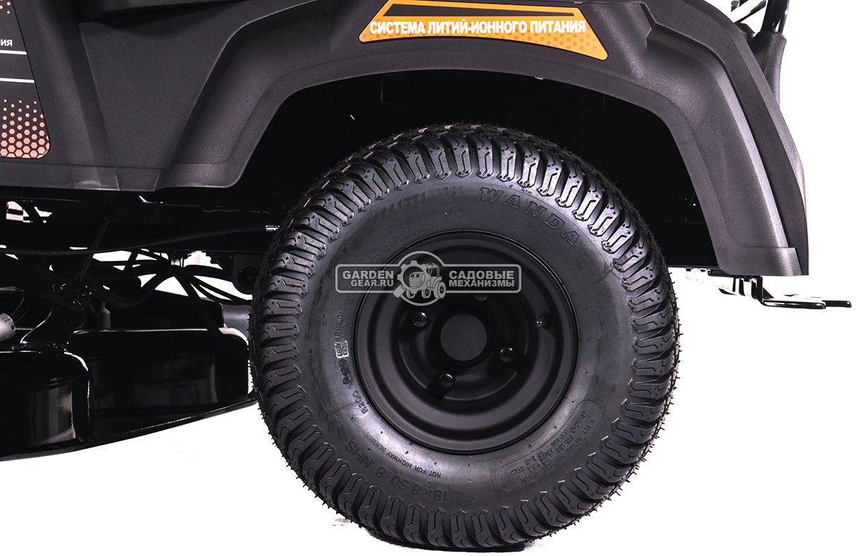 Садовый райдер Yard Fox TZ 106 SB аккумуляторный с нулевым радиусом разворота (PRC, 56В,100 Ач LFP/Li-ion, 106 см, LED-фара, 210 кг)