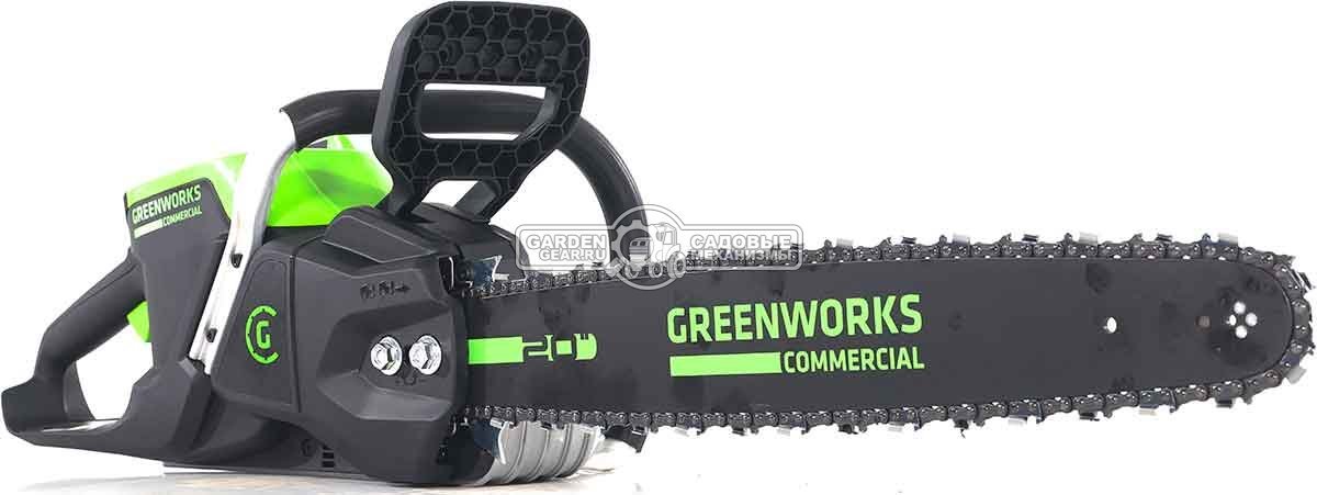 Пила аккумуляторная цепная GreenWorks GD82CS51 20&quot; без АКБ и ЗУ (PRC, BL 82В, 0.325&quot;-1.3-78E, 6.18 кг)