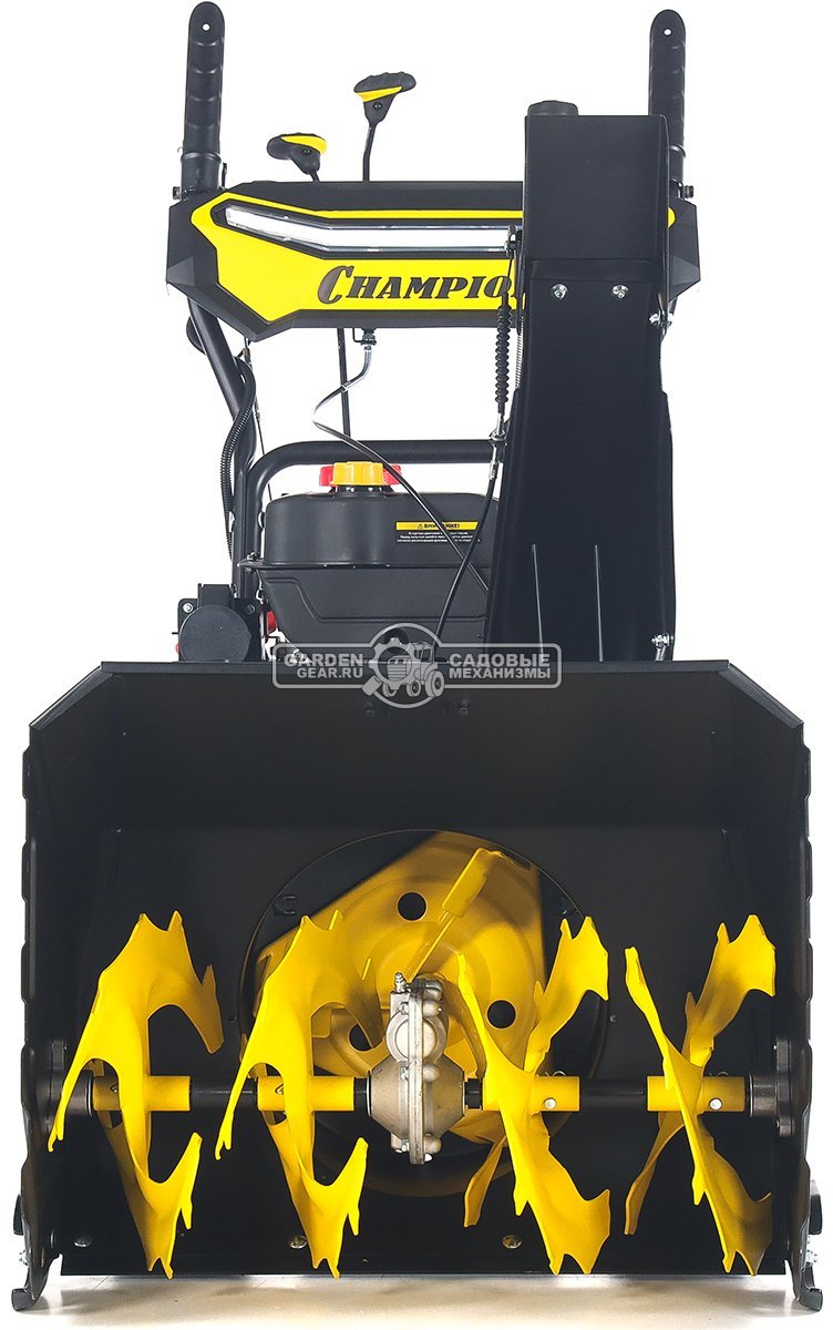 Снегоуборщик Champion ST763E (PRC, 62 см, Champion, 212 куб.см., скорости 6/2, эл/стартер 220В, фара, 81 кг)