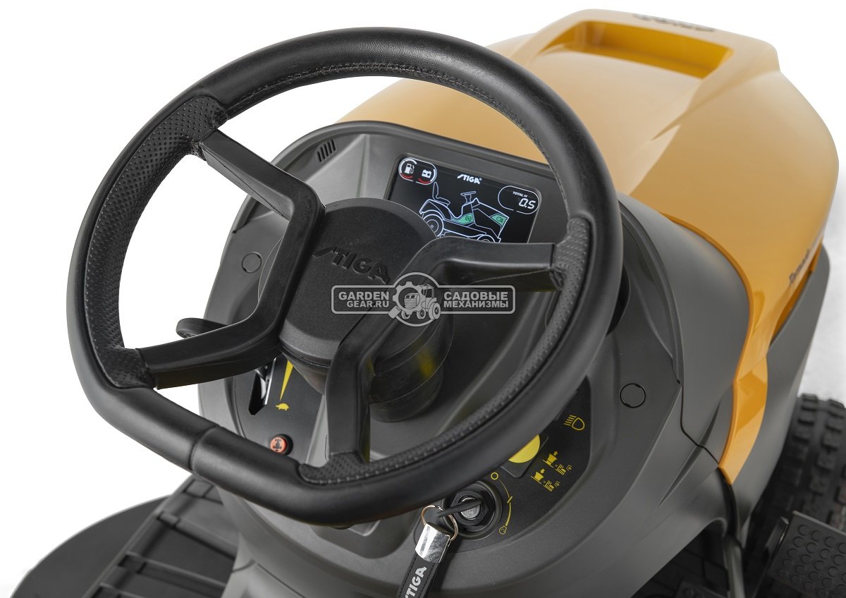 Садовый трактор Stiga Tornado 9121 W (ITA, Honda GXV 630, 688 куб.см., гидростатика, боковой выброс, ширина кошения 121 см, TC SD 108/121, 250 кг.)