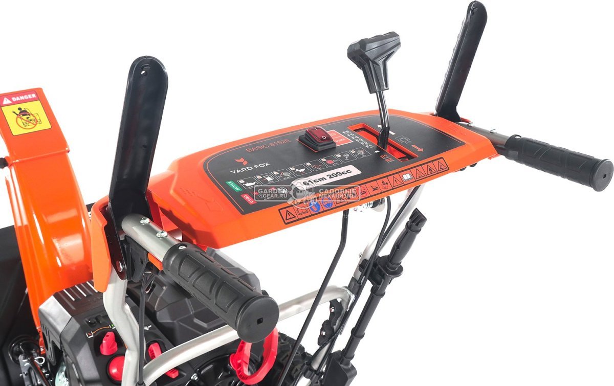 Снегоуборщик Yard Fox 6152E Basic (PRC, 61 см, Rato, 209 см3, эл/стартер 220В, подогрев рукояток, скорости 6/2, 58 кг)