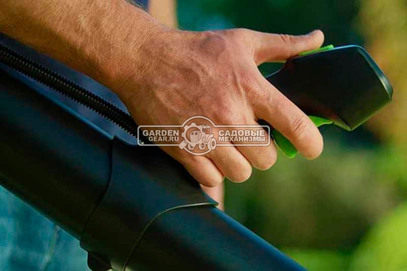 Воздуходувка аккумуляторная ранцевая GreenWorks GD60BPB без АКБ и ЗУ (PRC, BL 60В, 225 км/ч, 15 м3/мин, 3.8 кг)