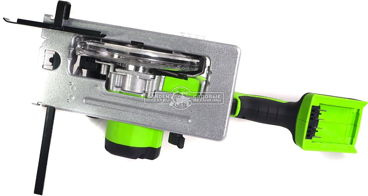 Минипила циркулярная аккумуляторная GreenWorks G24MCS без АКБ и ЗУ (PRC, BL 24В, 115 мм, 2 кг)