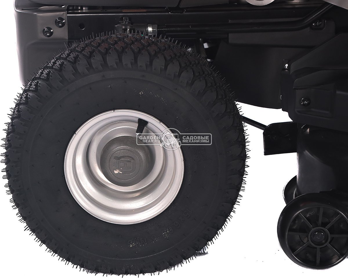 Садовый трактор Husqvarna TC 112 (PRC, Husqvarna 413AE, 413 куб.см., гидростатика, травосборник 220 л., ширина кошения 95 см, 198 кг.)