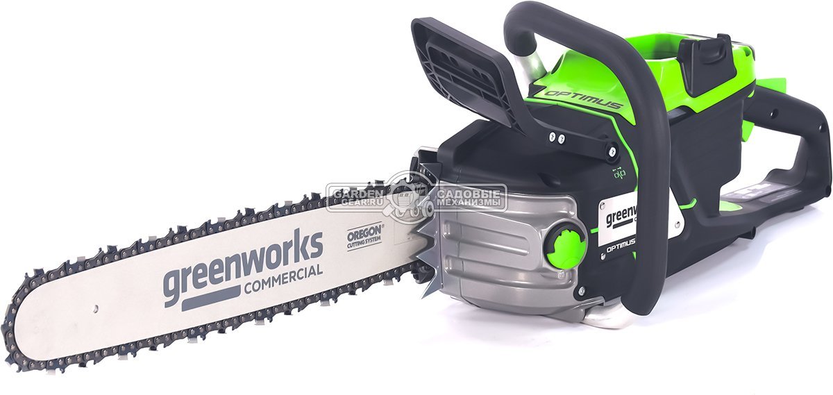 Пила аккумуляторная цепная GreenWorks OCS600 18" без АКБ и ЗУ (PRC, BL 82В, 3.6 кВт, 3/8"-1.3-68E, 4.45 кг)