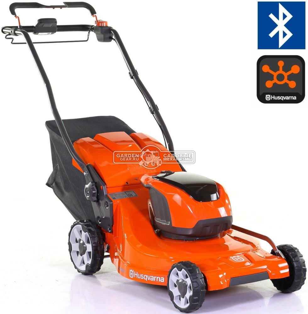 Газонокосилка аккумуляторная самоходная Husqvarna LC 347iVX без АКБ и ЗУ (POL, Li-Ion, 36В, 47 см, вариатор, композит, 55 л, 26 кг)