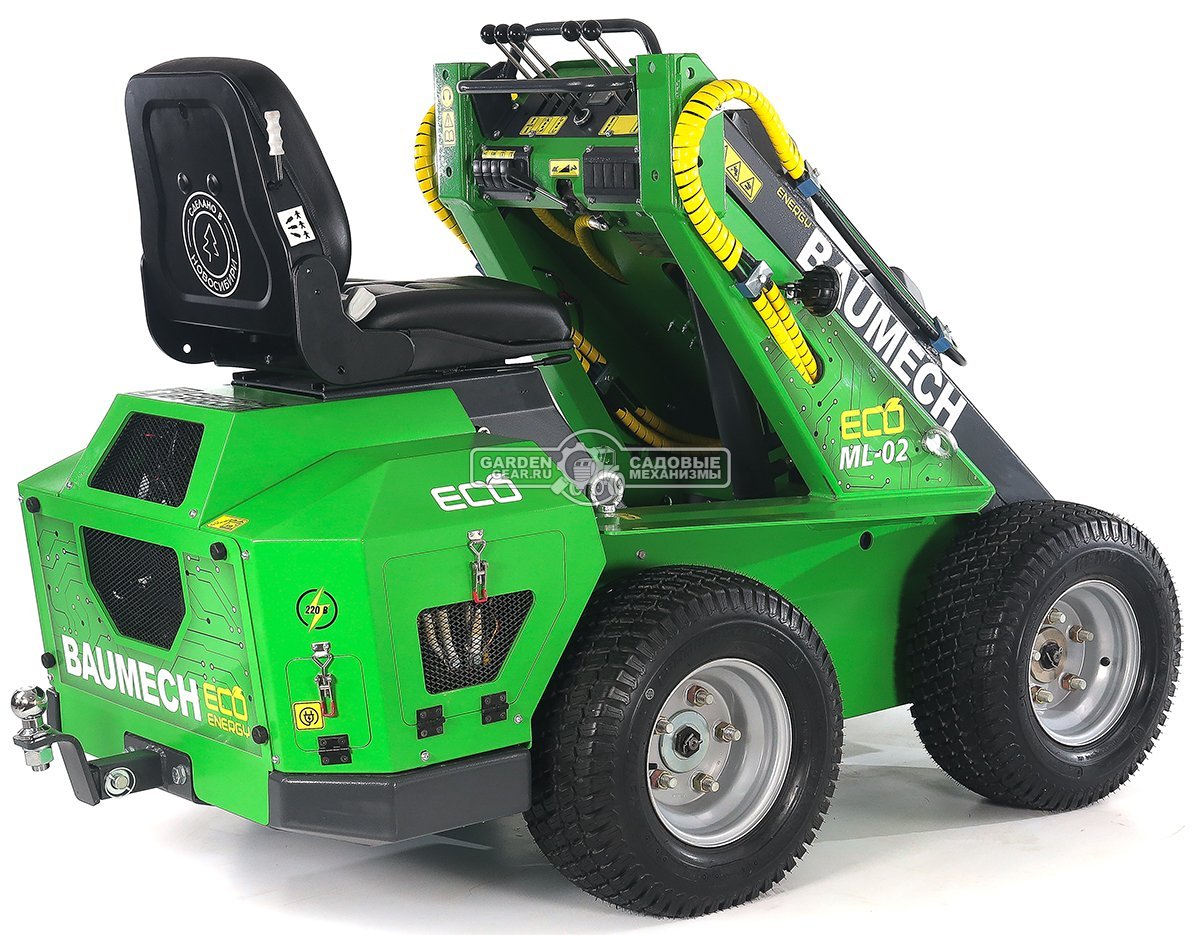 Универсальная машина мини-погрузчик Baumech ML-02 Eco с электродвигателем