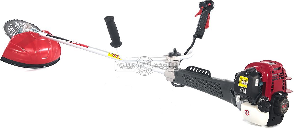 Бензокоса EVOline BCG 50H (4T) 4-х тактная (PRC, Honda 47.9 см3, 2.0 л.с., леска 2.5 мм + нож + пильный диск, ремень, 8.0 кг)