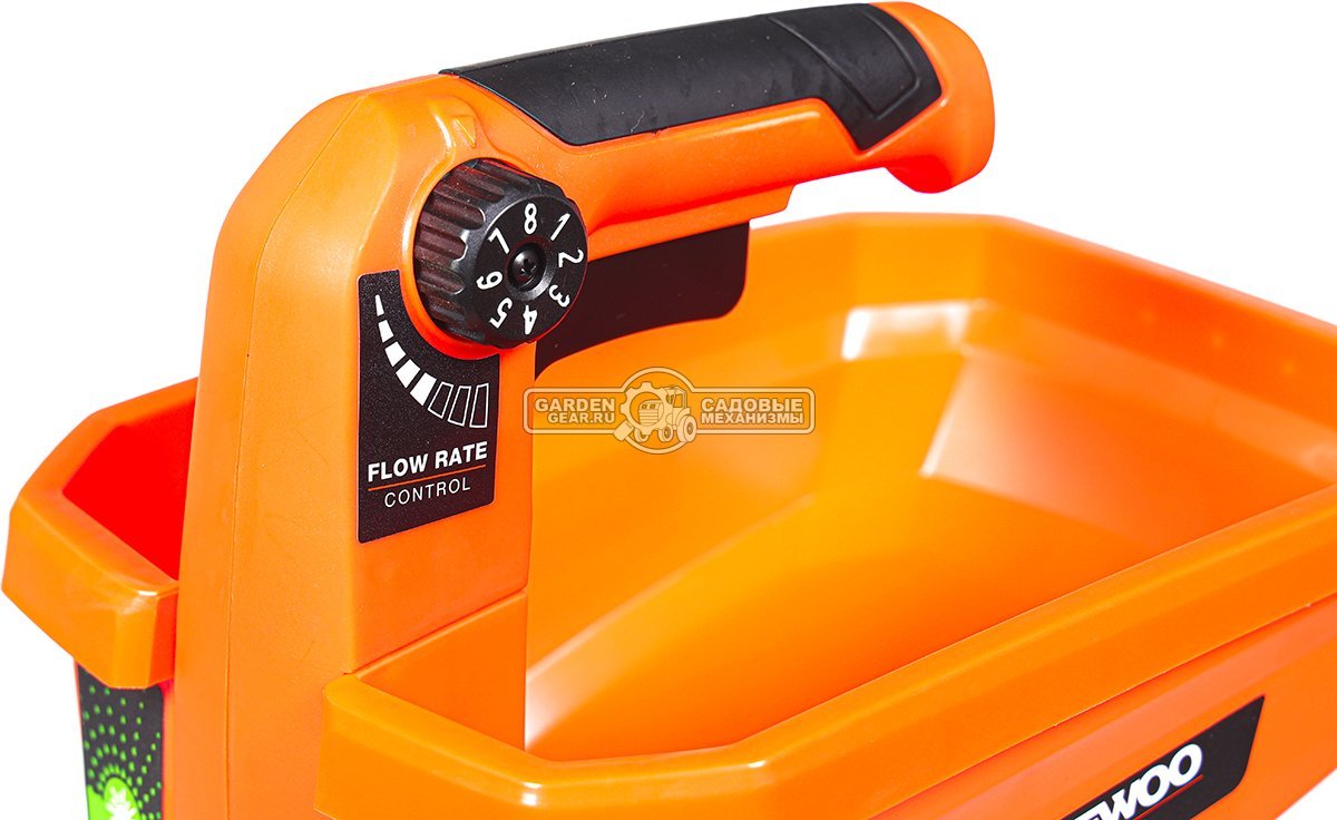 Сеялка - разбрасыватель аккумуляторная Daewoo DASP 321Li без АКБ и ЗУ для удобрений, песка и реагентов (PRC, 21В, ёмкость 3 л, до 3 м, 2 кг)